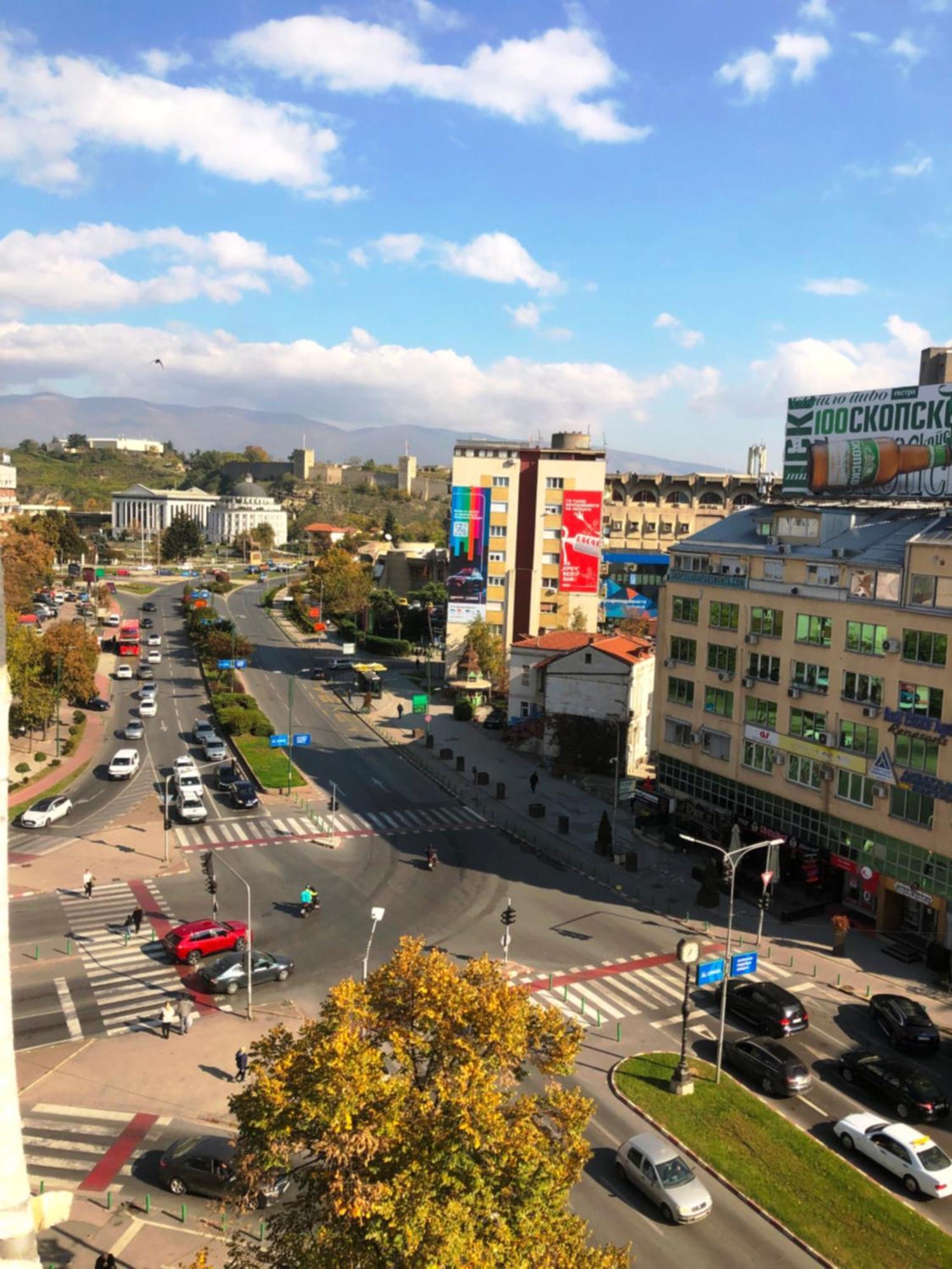 Hotel Room City Square With Great View No Parking สโกเปีย ภายนอก รูปภาพ